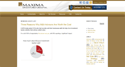 Desktop Screenshot of blog.maximadivestitures.com