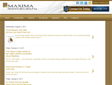 Tablet Screenshot of blog.maximadivestitures.com
